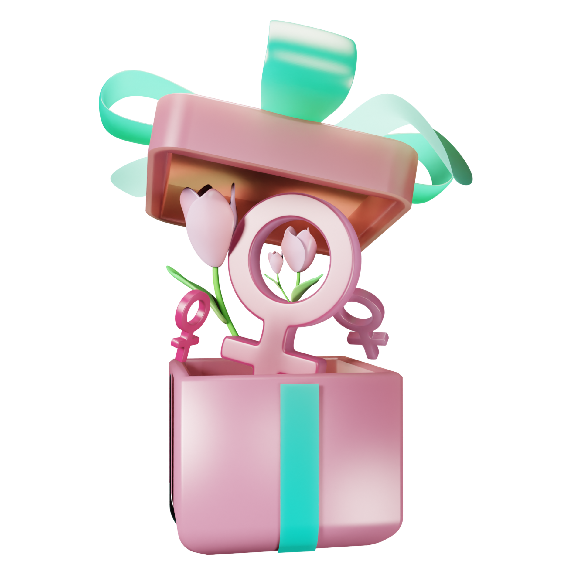 international womenday open giftbox 20951164 PNG