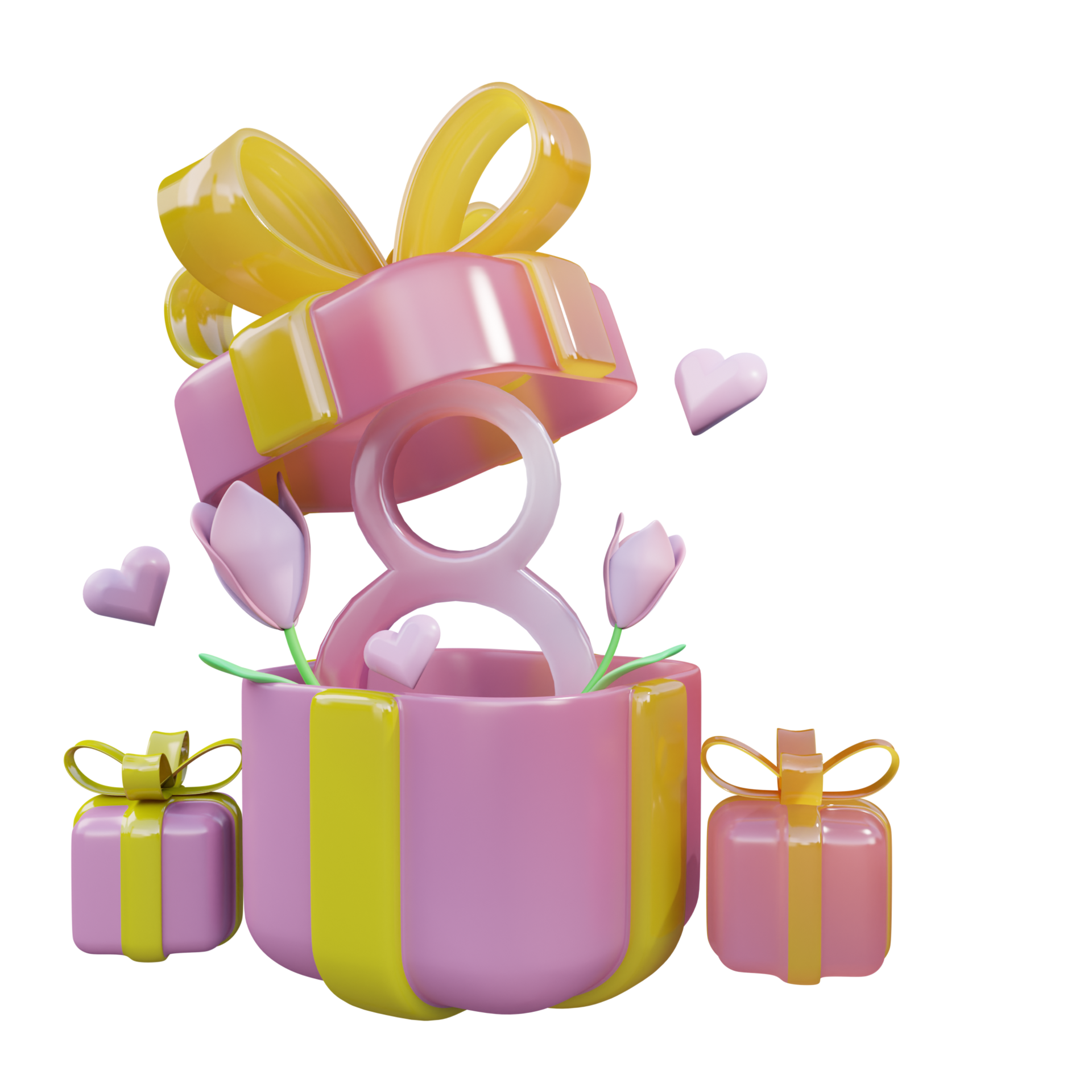 international womenday open giftbox 20951171 PNG