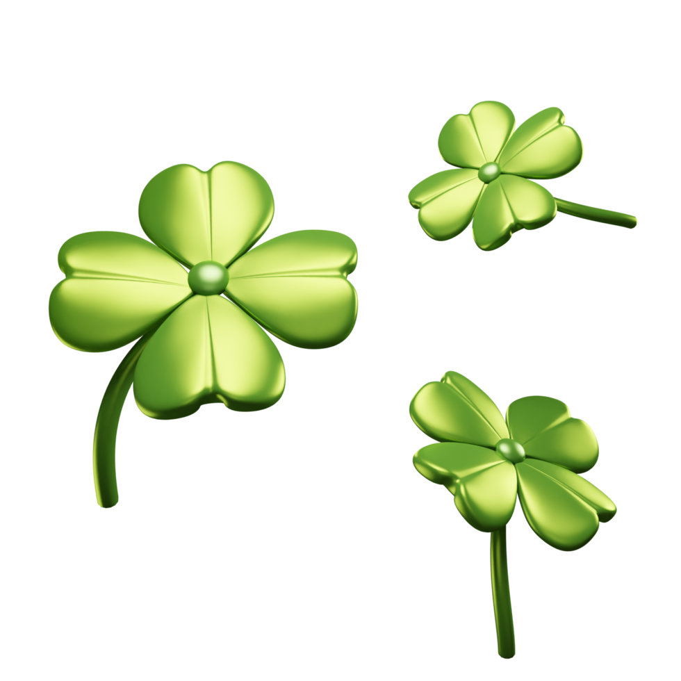 four leaf clover isolated png