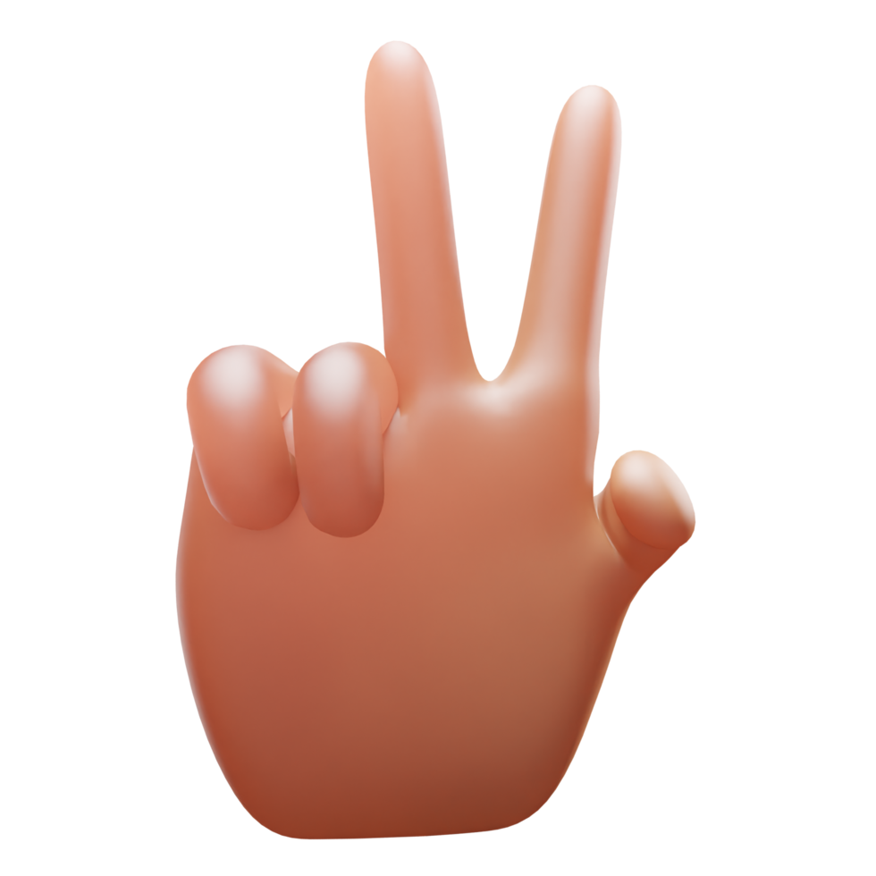 hand fred gest 3d ikon png