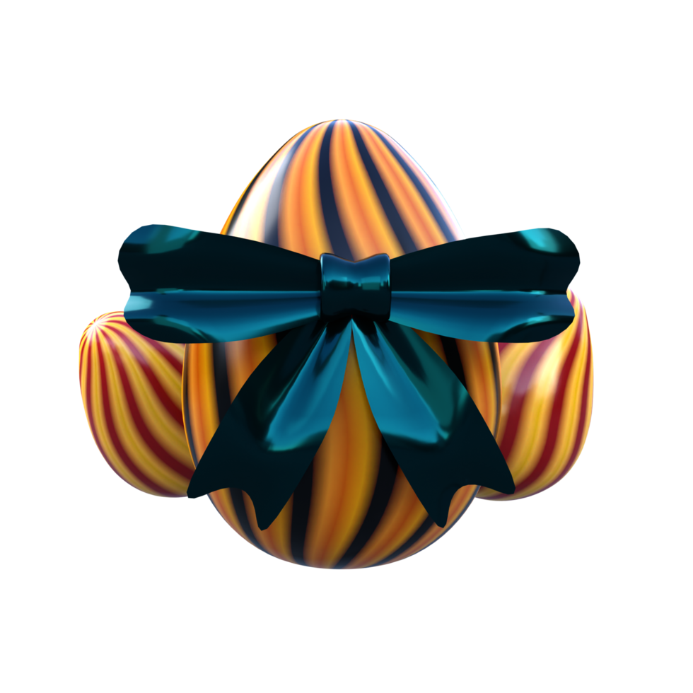 easter egg with bow png