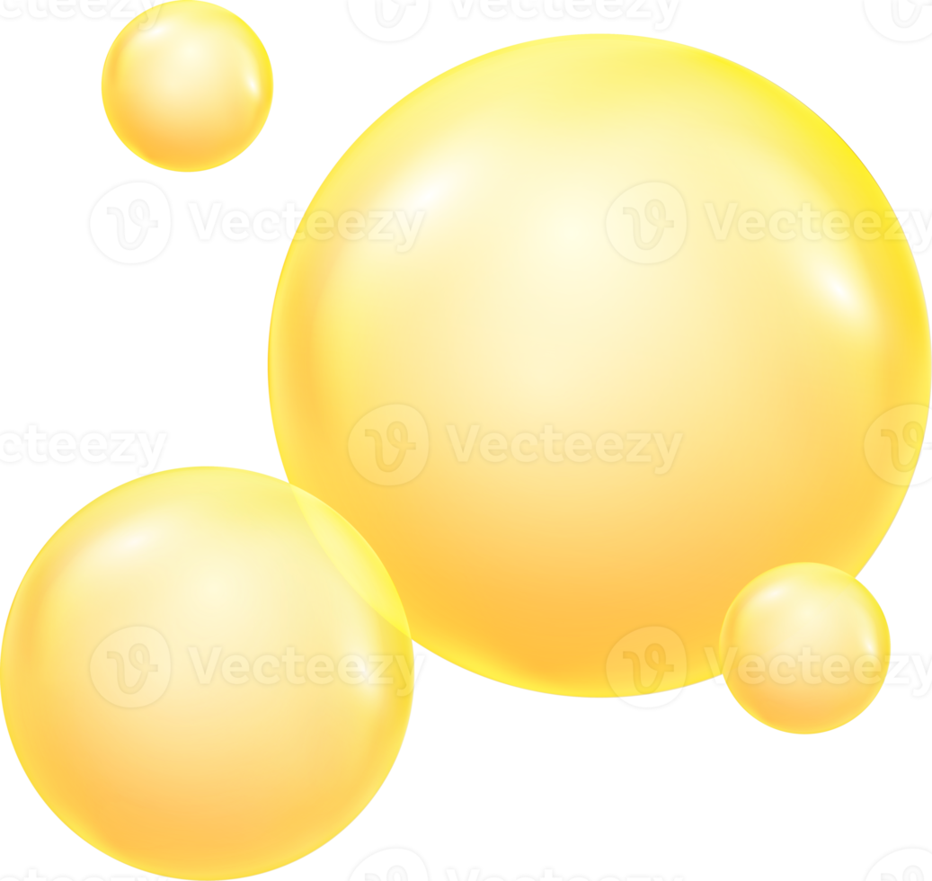 Realistic transparent  3d bubbles underwater . Soap bubbles illustration png