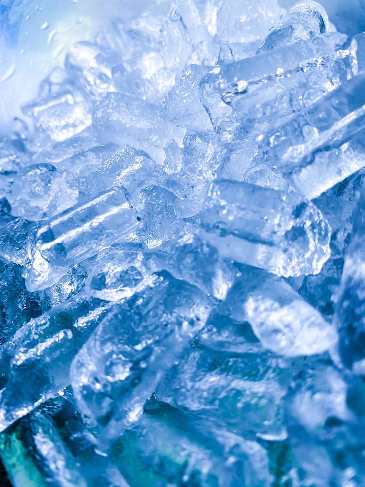 Ice cubes background, ice cube texture or background It makes me feel fresh and feel good, In the summer, ice and cold drinks will make us feel relaxed, Made for beverage or refreshment business. photo