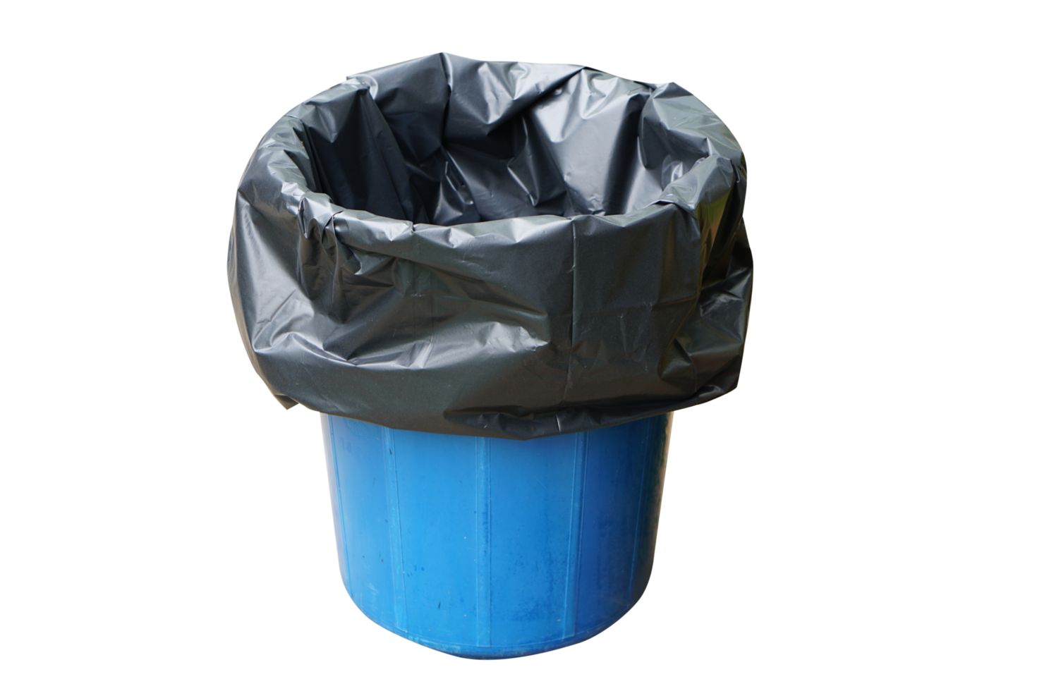 black bag in the trash png