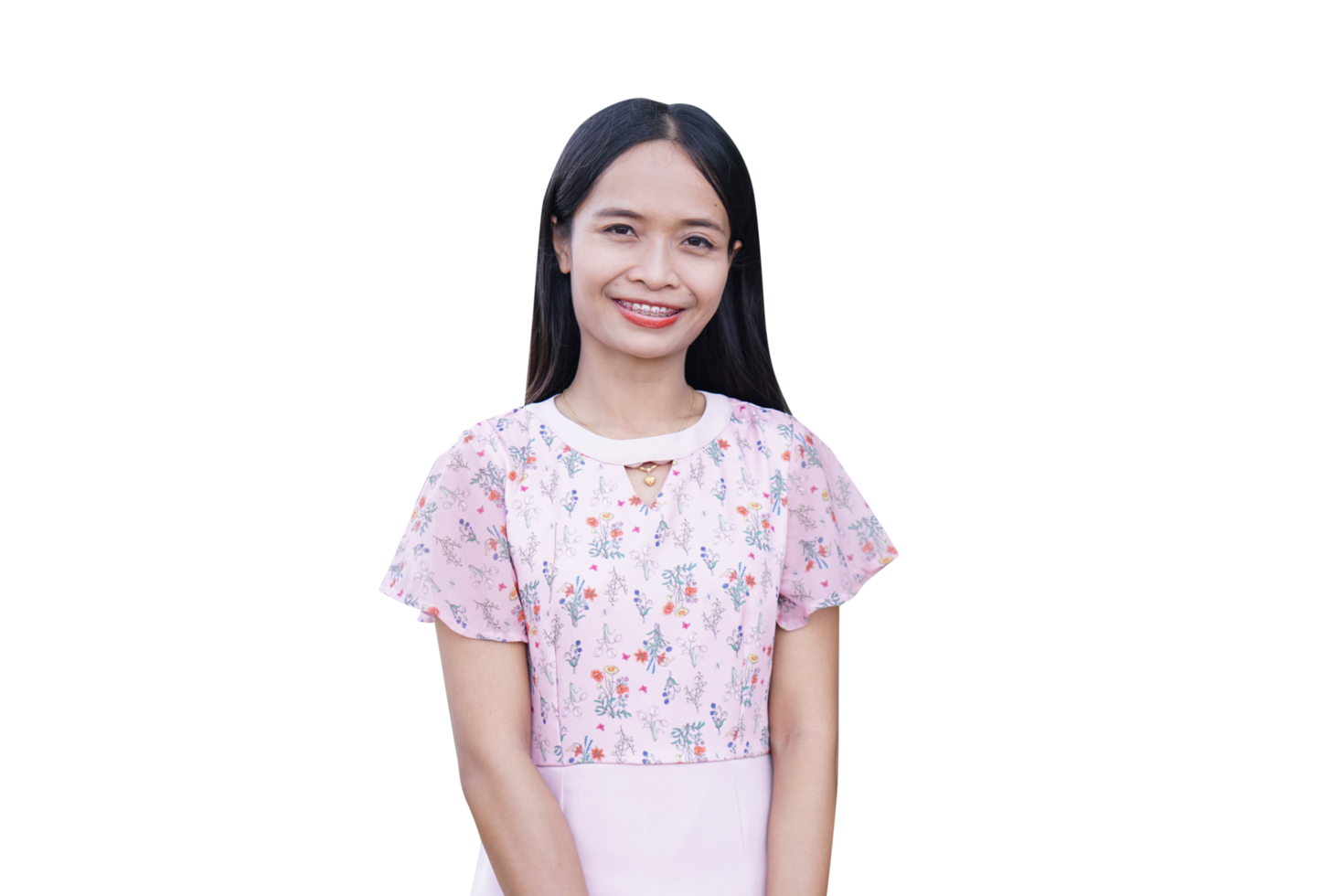 Asian woman smiling png