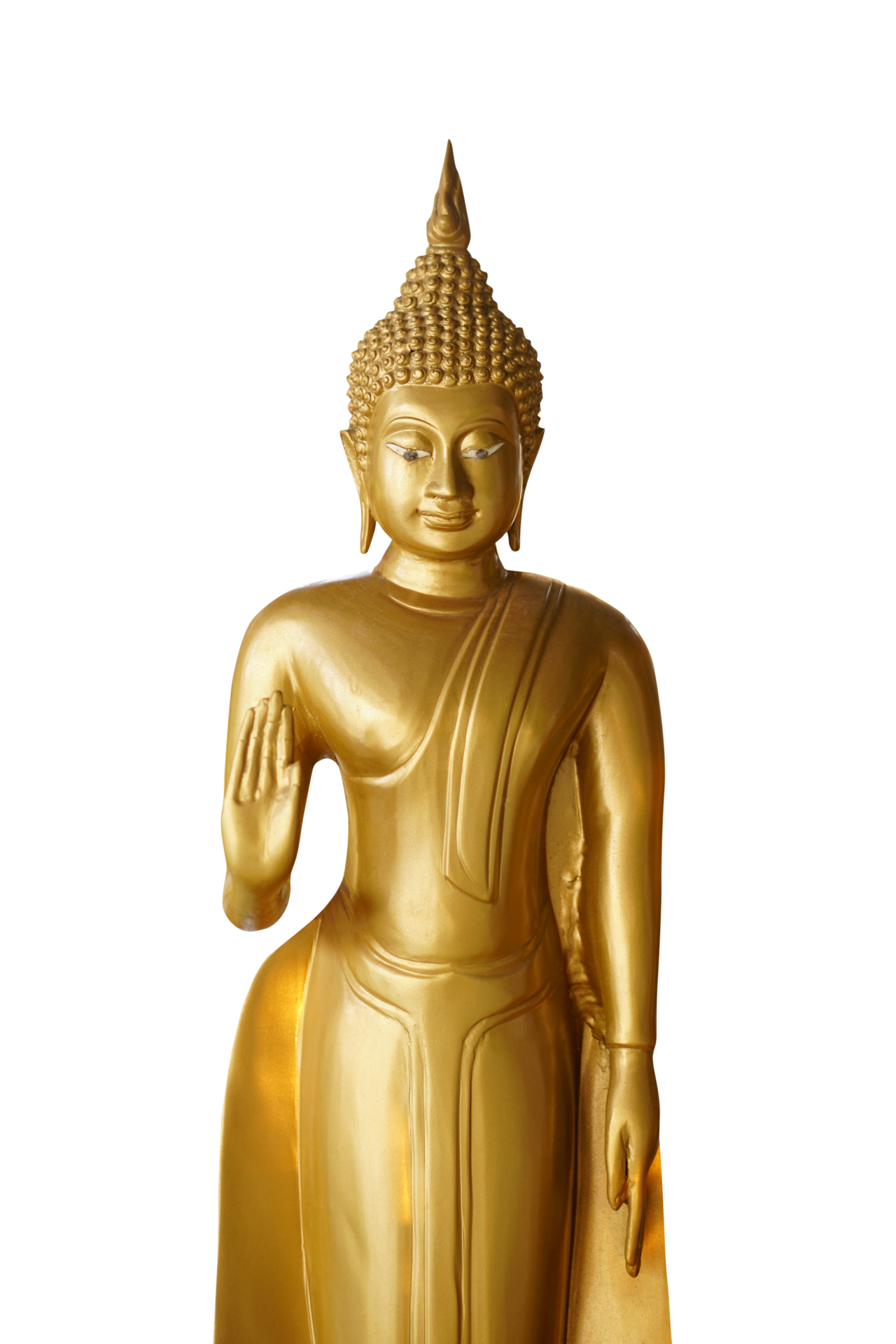 Free gouden Boeddha standbeeld voor aanbidden 20952090 PNG with Transparent