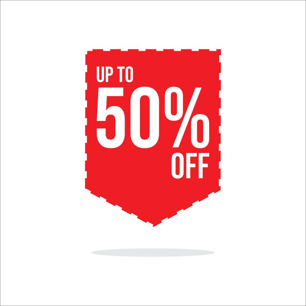 Up to 50 off banner design red color and png up to 50 off design vector