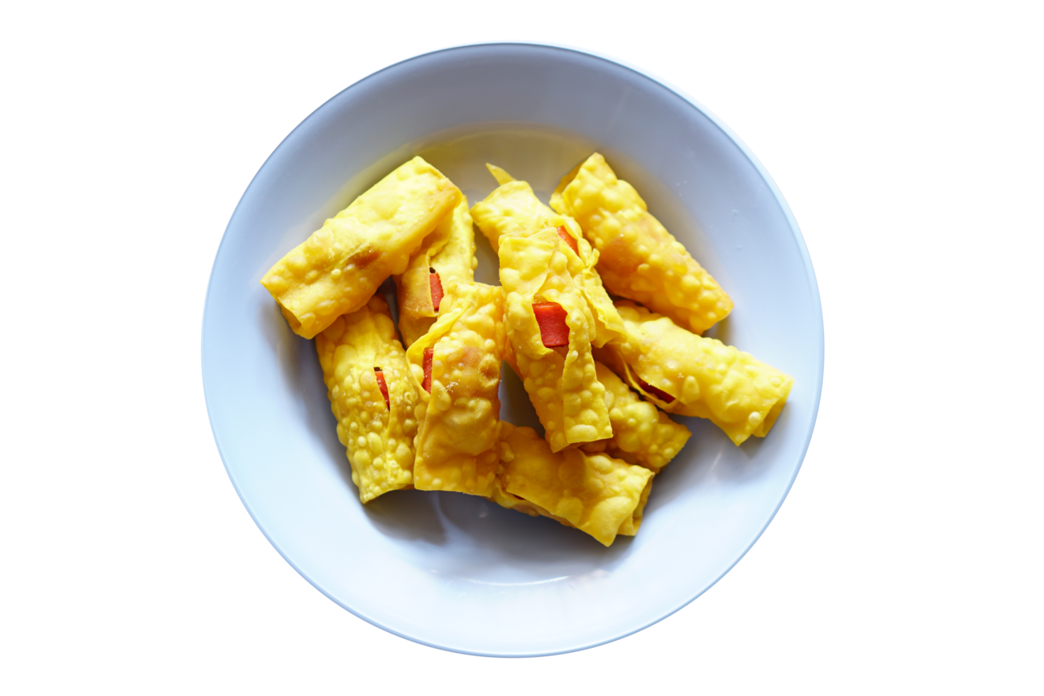 meatballs wrapped in dumplings in a plate png