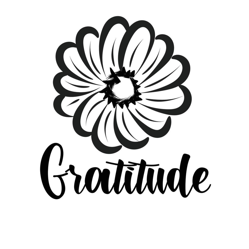 Biblical Phrase with Floral Design. Christian typography for print or use as poster, card, flyer or T shirt vector