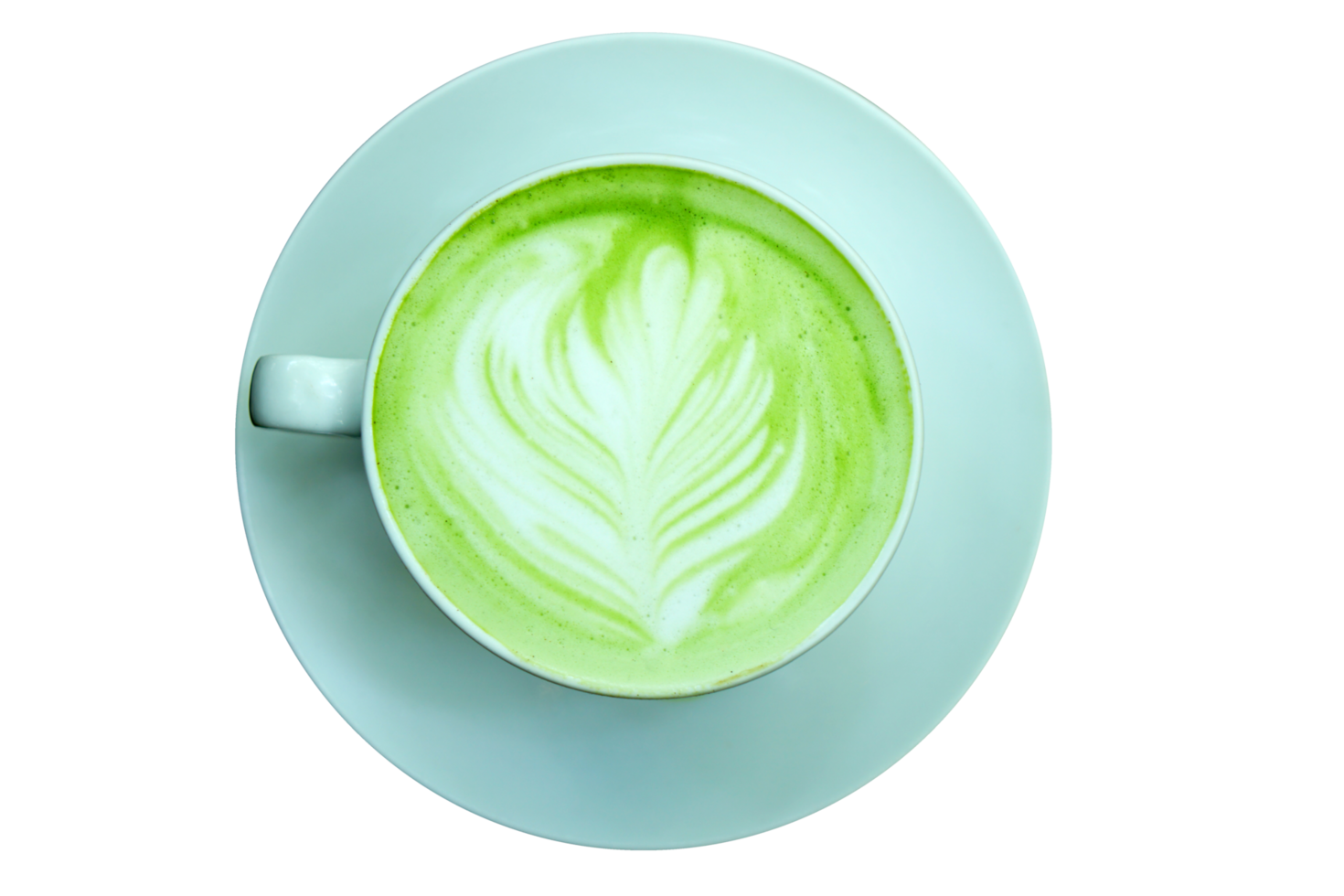 Flower shaped hot green tea png