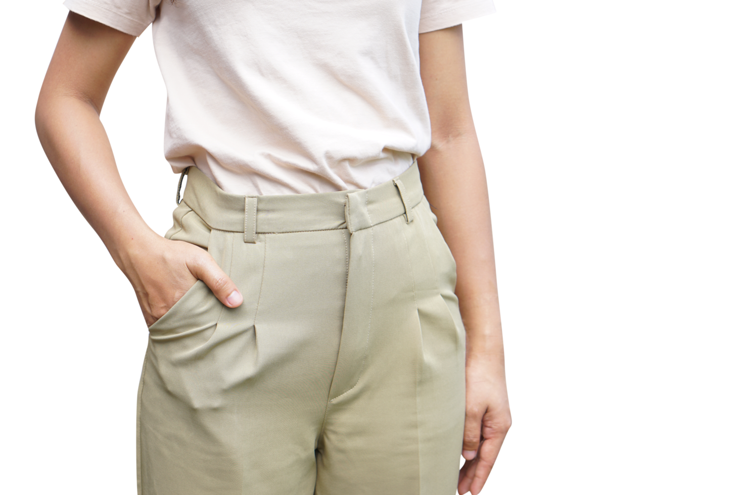 Woman Putting Hands In Pants Pockets 20952486 PNG woman-putting-hands-in-pants-pockets-20952486-png