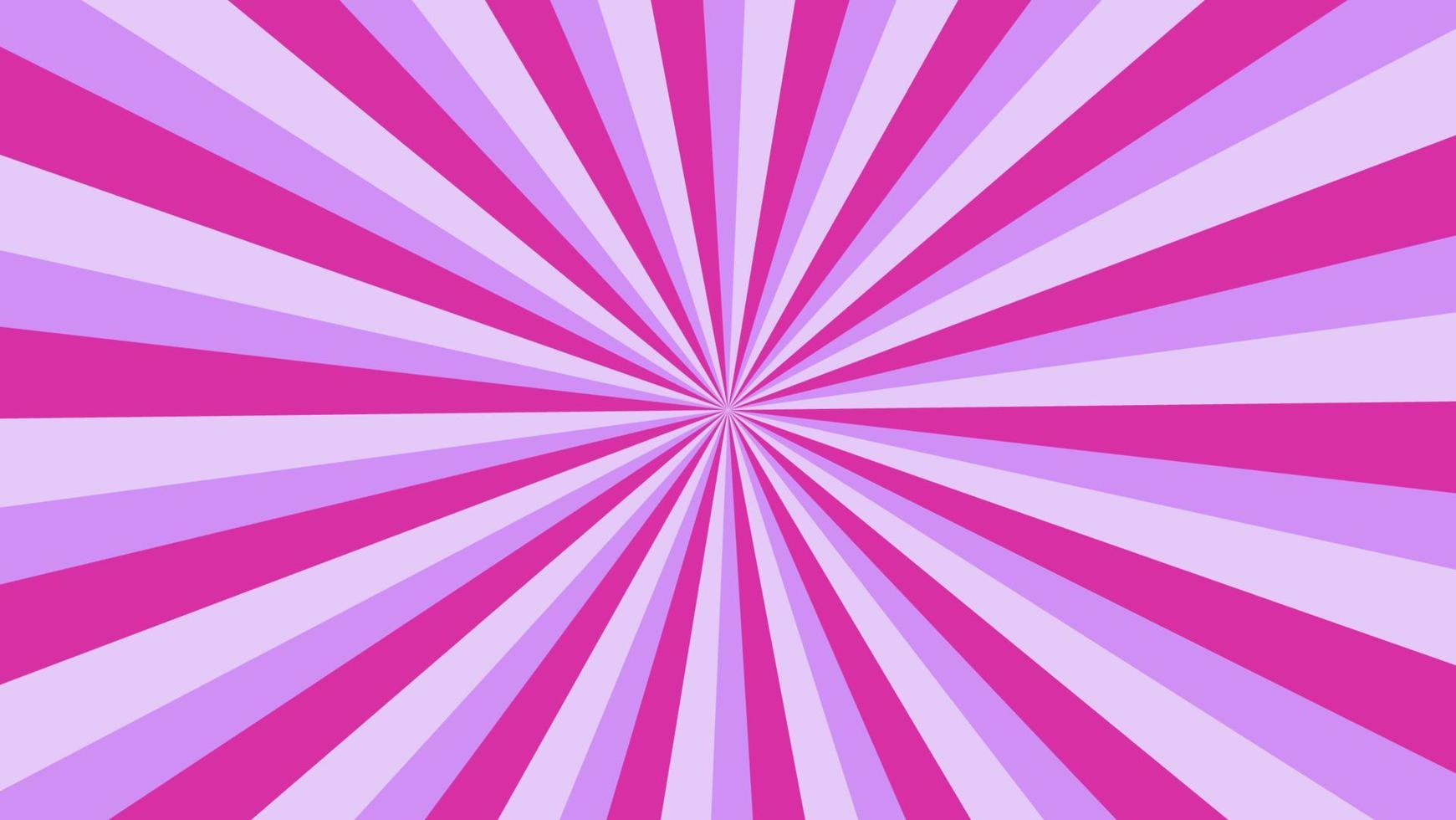 fondo de patrón de explosión de sol púrpura abstracto para elemento de diseño gráfico moderno. dibujos animados de rayos brillantes con colores para el fondo de pantalla del banner del sitio web y la decoración de la tarjeta de póster vector