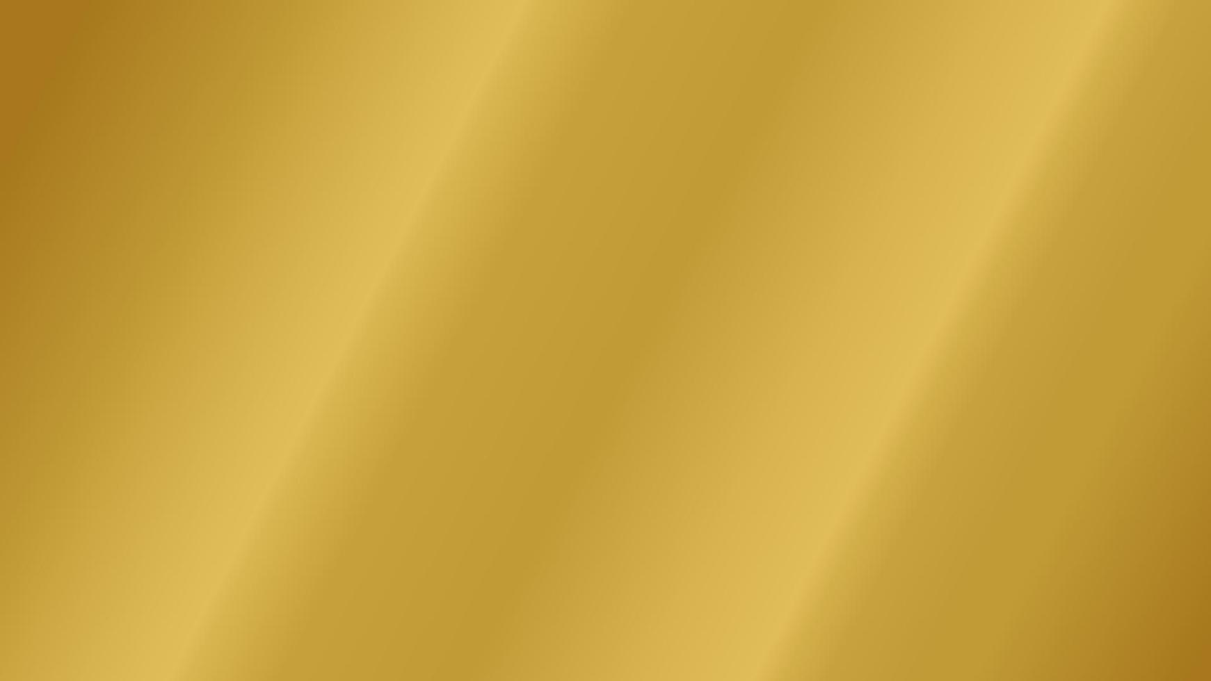 gold gradient color background. shiny metallic texture with smooth surface for graphic design element vector