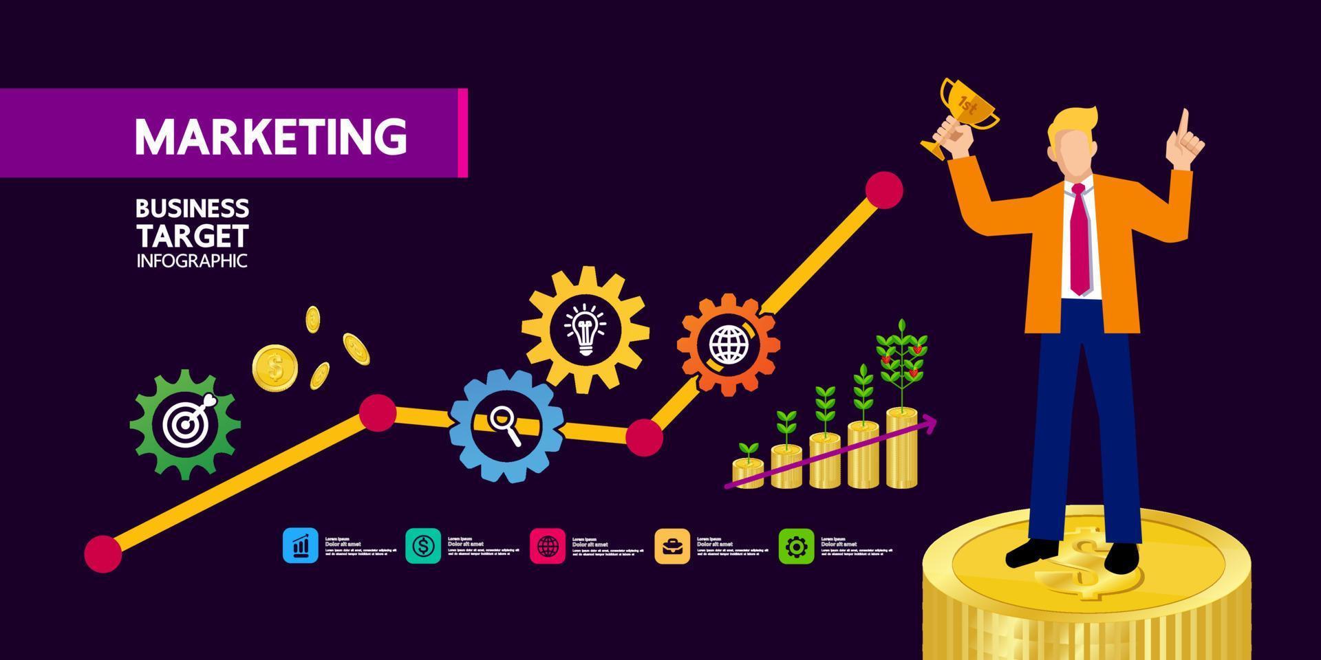 Business Success concept vector illustration