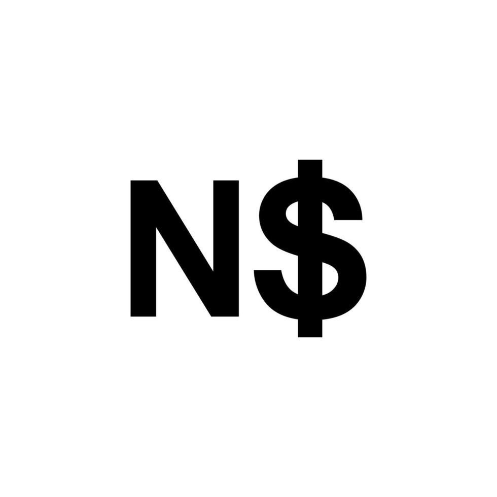 Namibia Currency Symbol, Namibian Dollar Icon, NAD Sign. Vector Illustration
