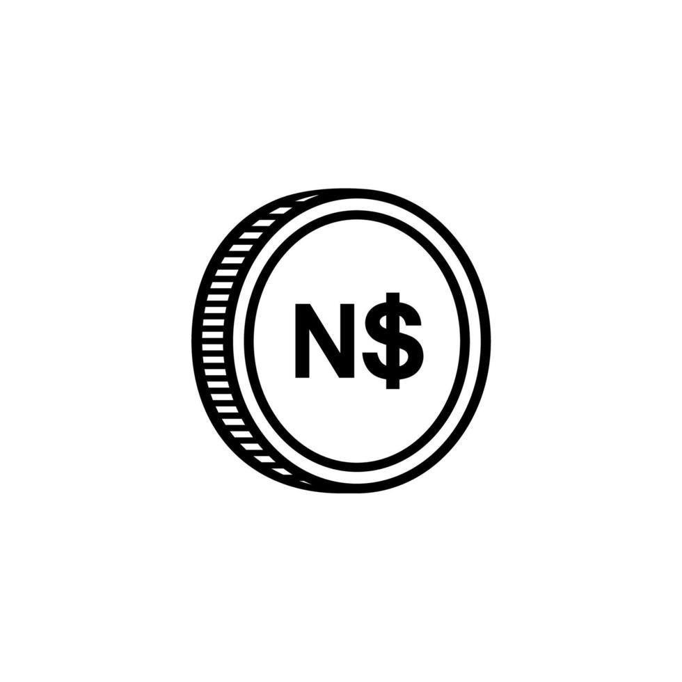 Namibia moneda símbolo, namibio dólar icono, nad signo. vector ilustración