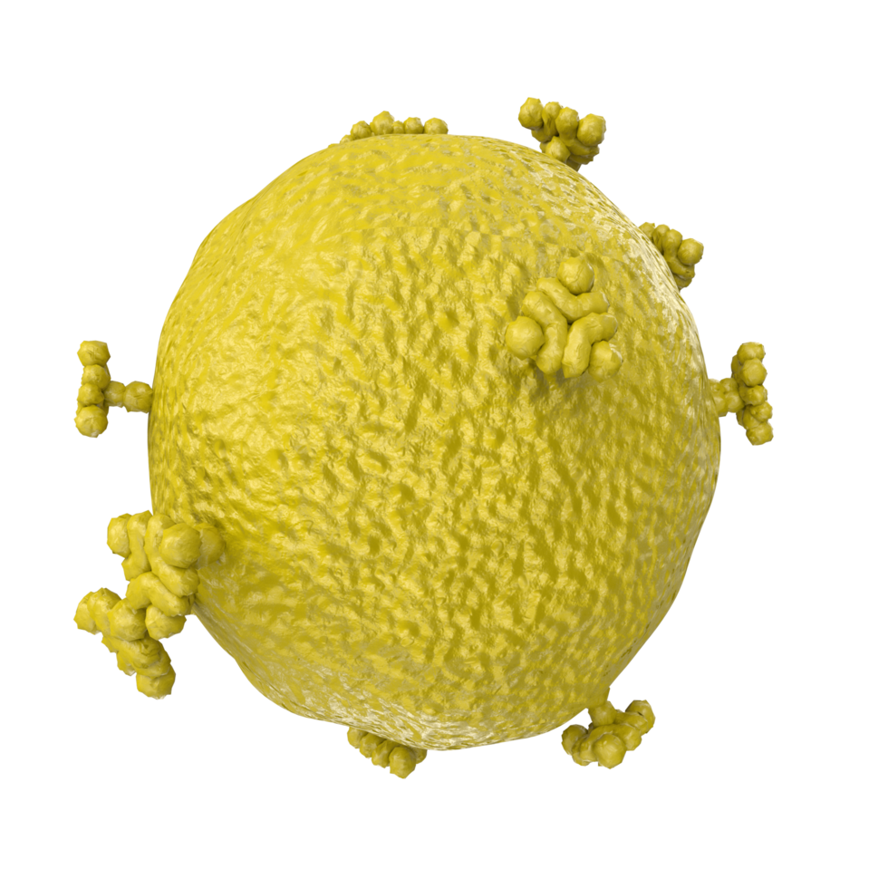 virus isolated on transparent background png