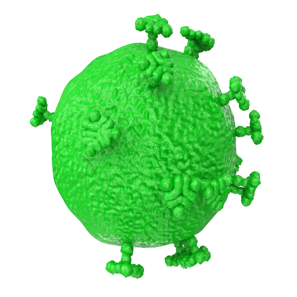 virus isolated on transparent background png