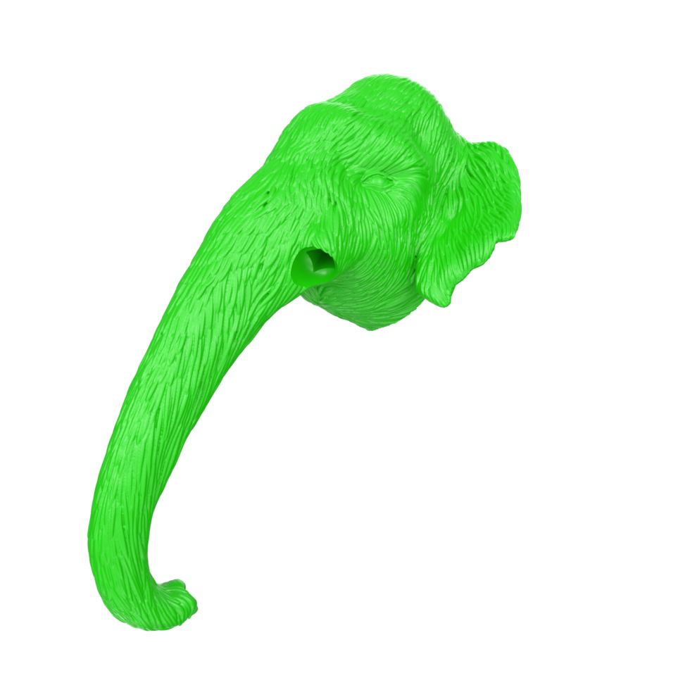 Mammoth head isolated on transparent png