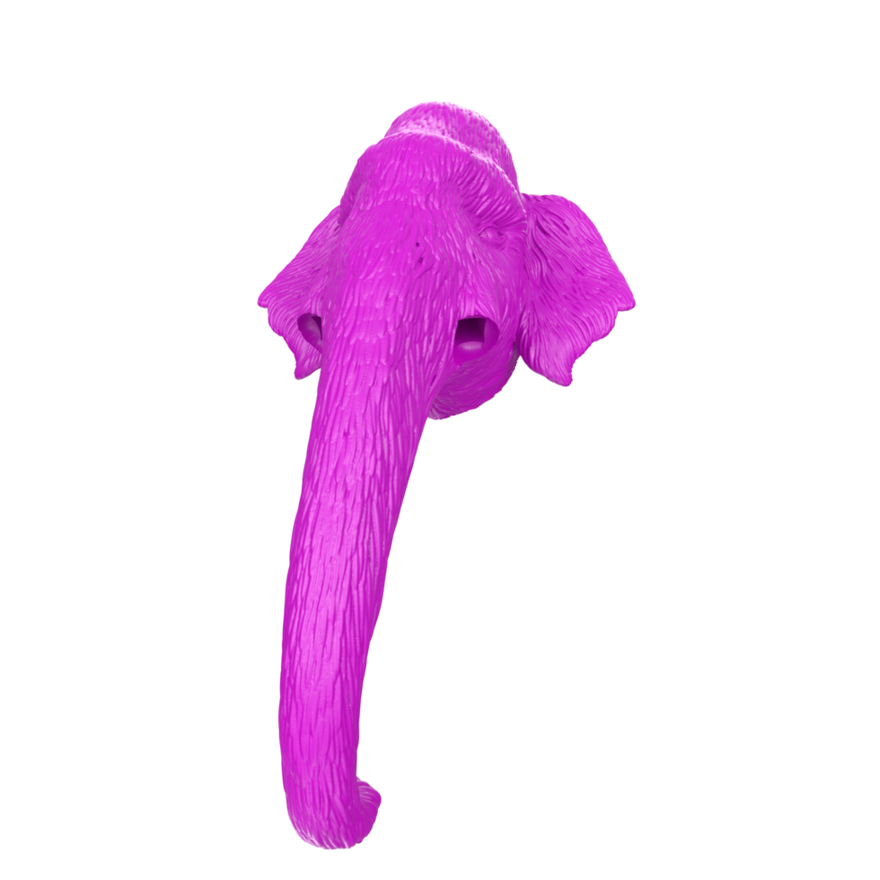 Mammoth head isolated on transparent png