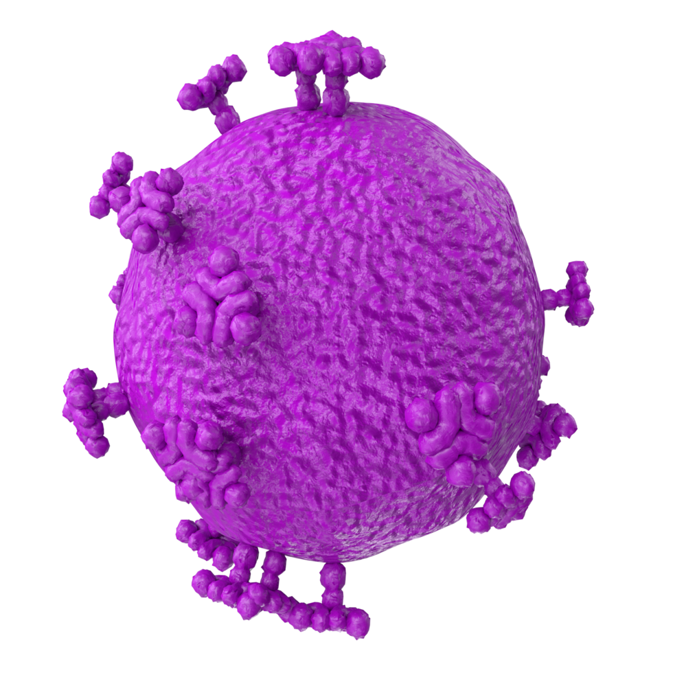 virus isolated on transparent background png