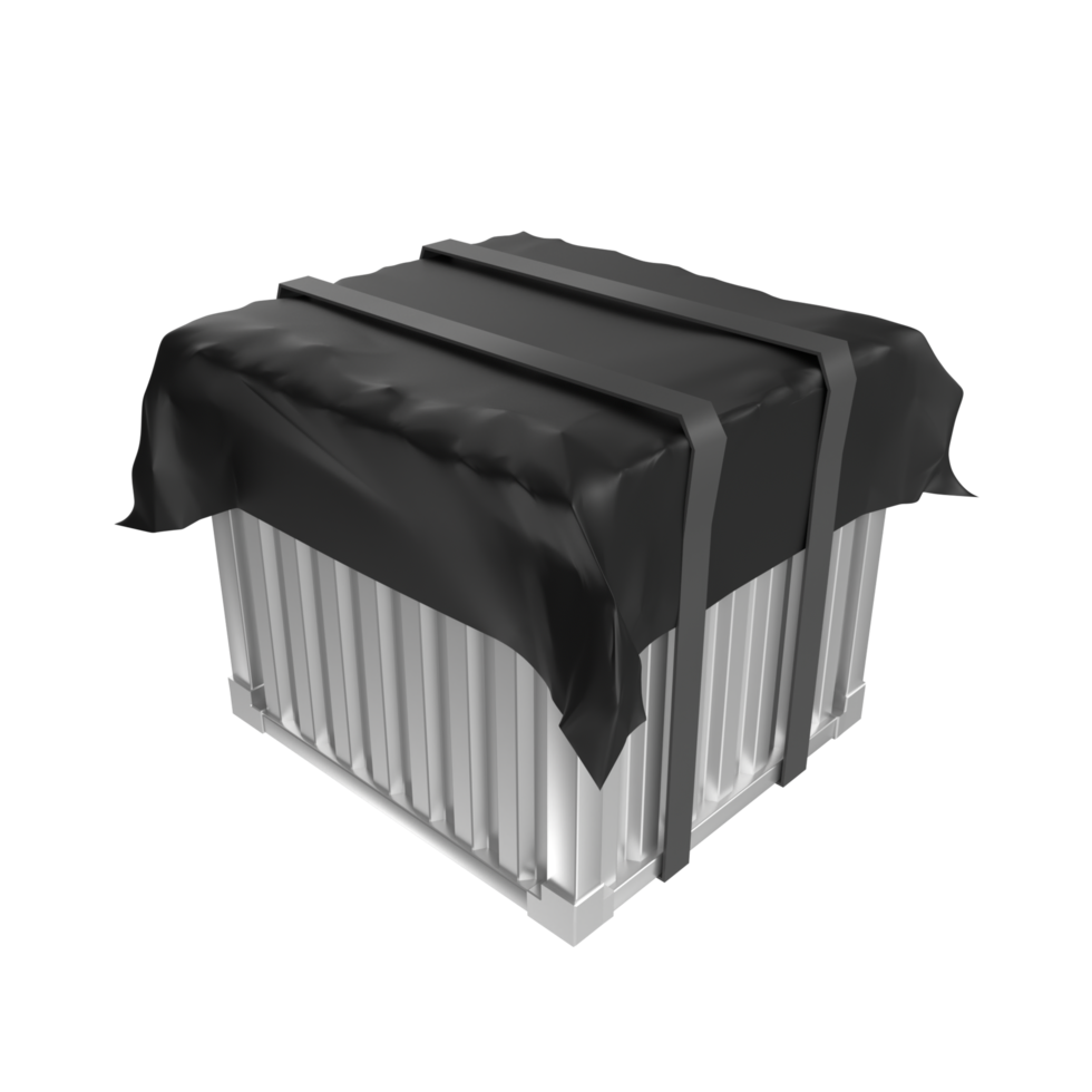 Container isolated on transparent png