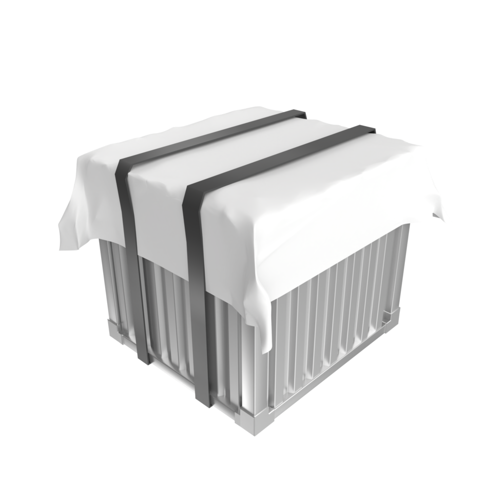Container isolated on transparent png