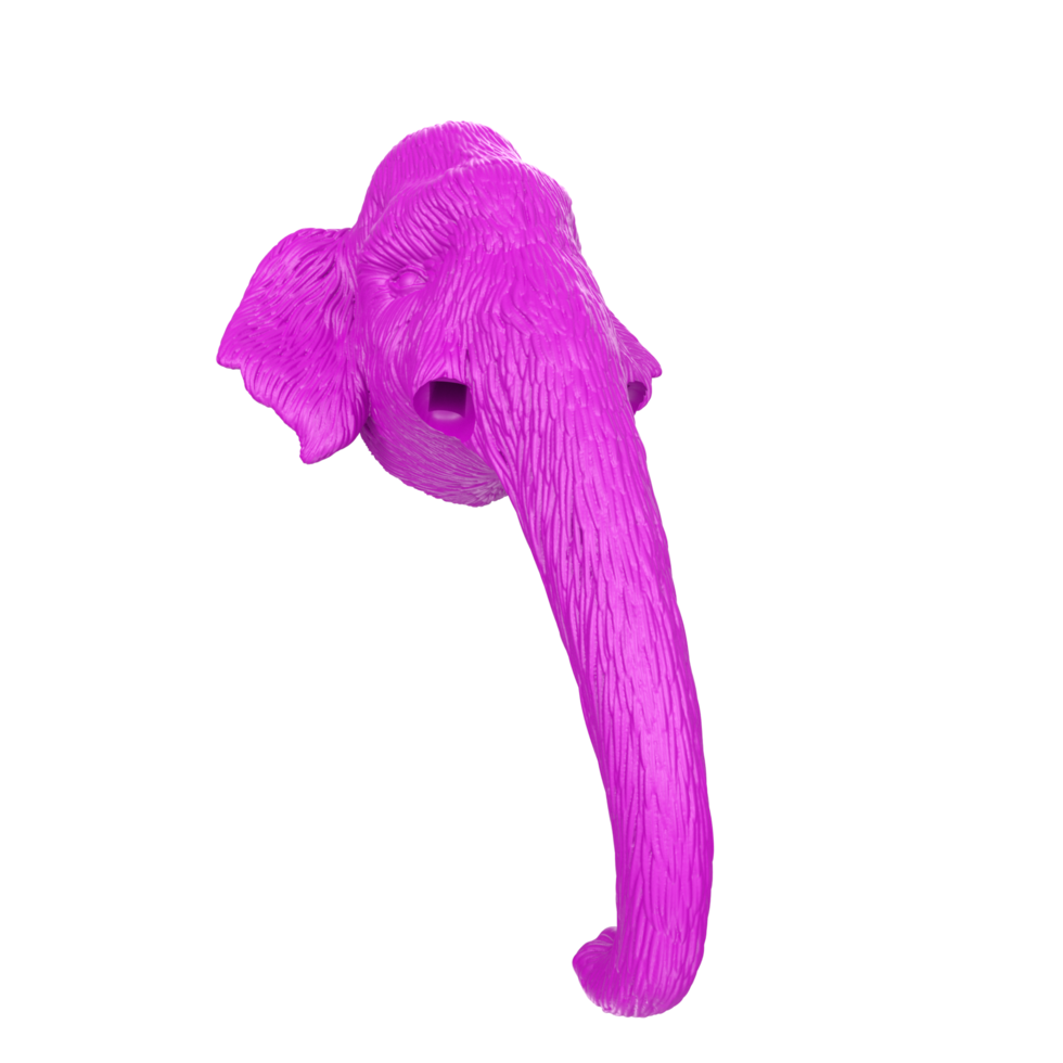 Mammoth head isolated on transparent png