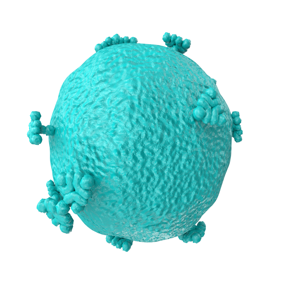 virus isolated on transparent background png