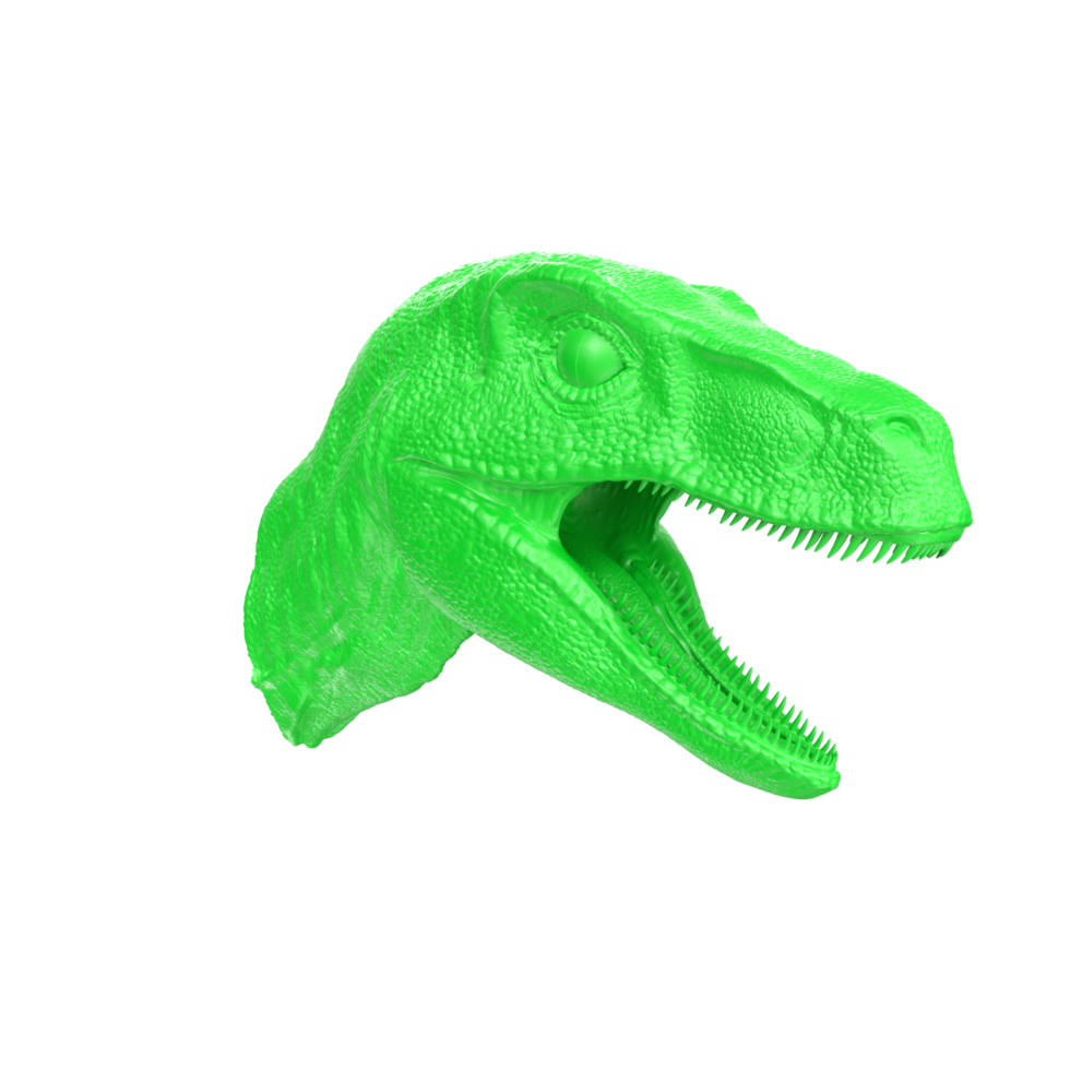 raptor cabeça isolado em transparente fundo png