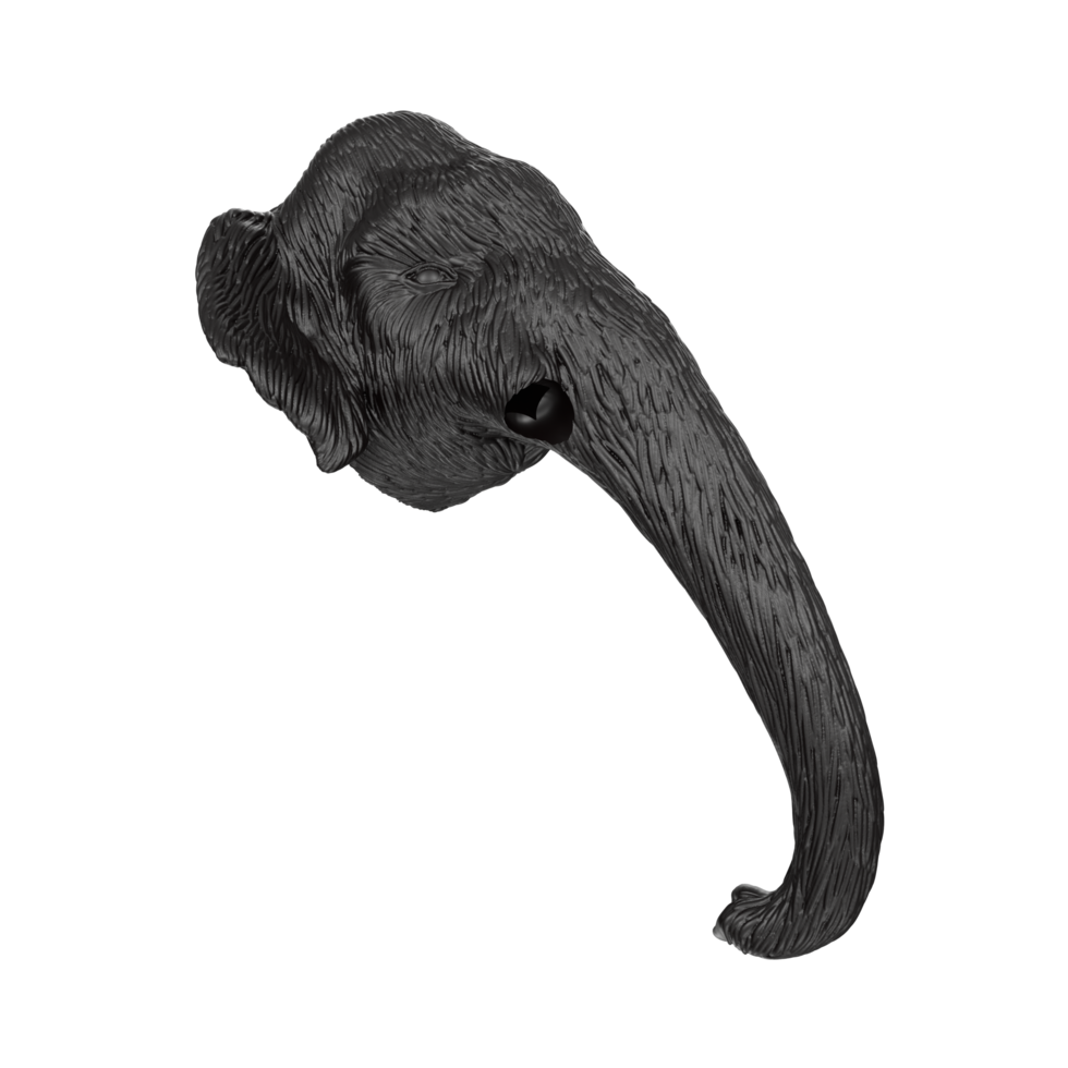 Mammoth head isolated on transparent png