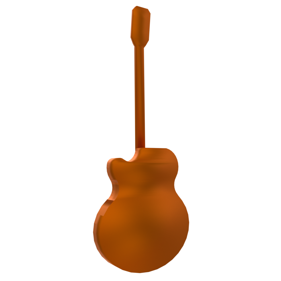 Guitar isolated on transparent png