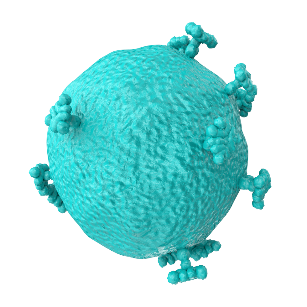 virus isolated on transparent background png