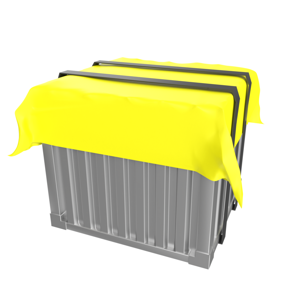 Container isolated on transparent png