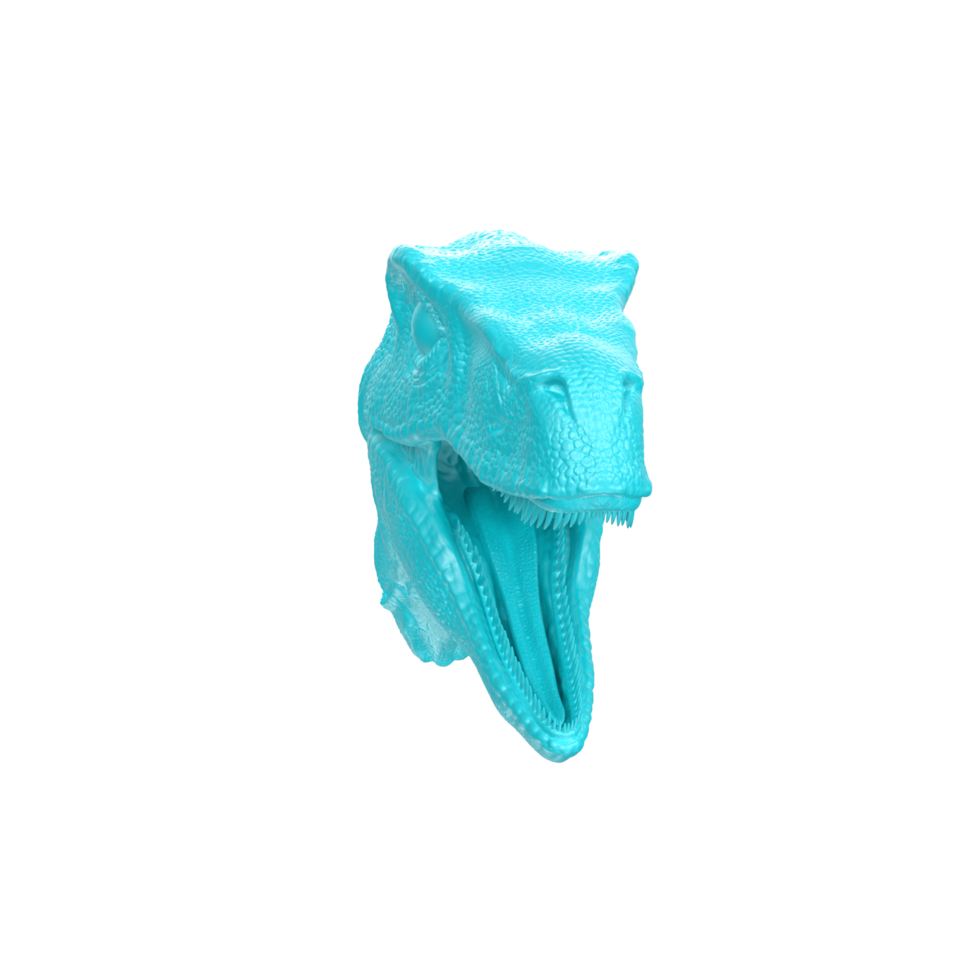 Raptor head isolated on transparent background png