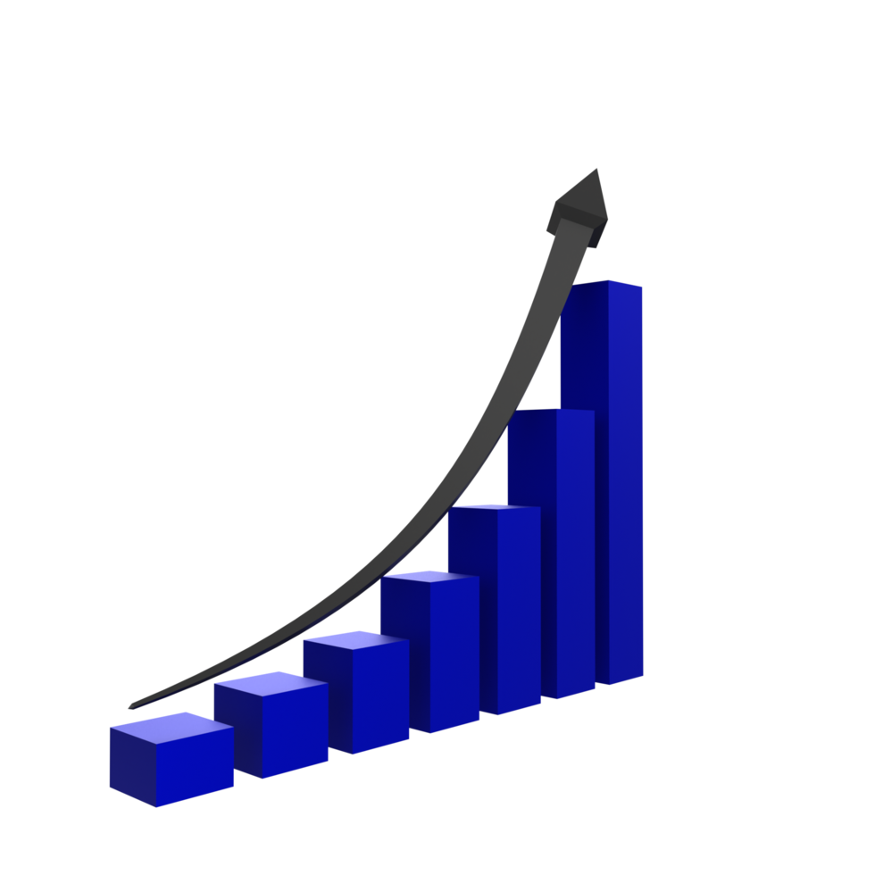 tableau d'affaires avec flèche png