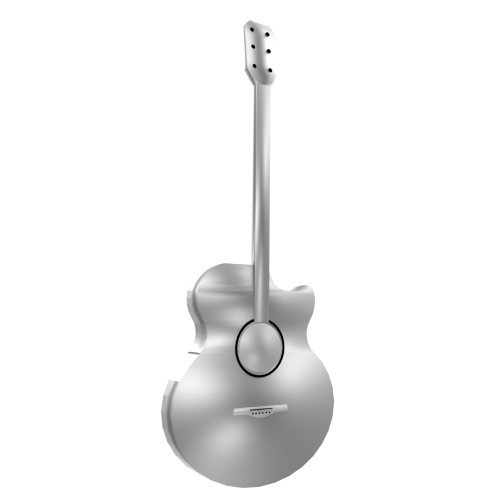 Guitar isolated on transparent png