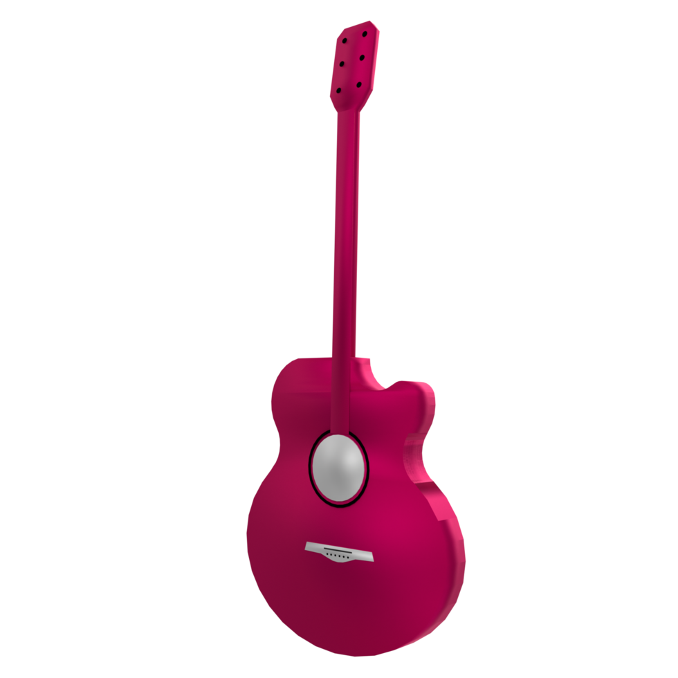 guitare isolé sur transparent png