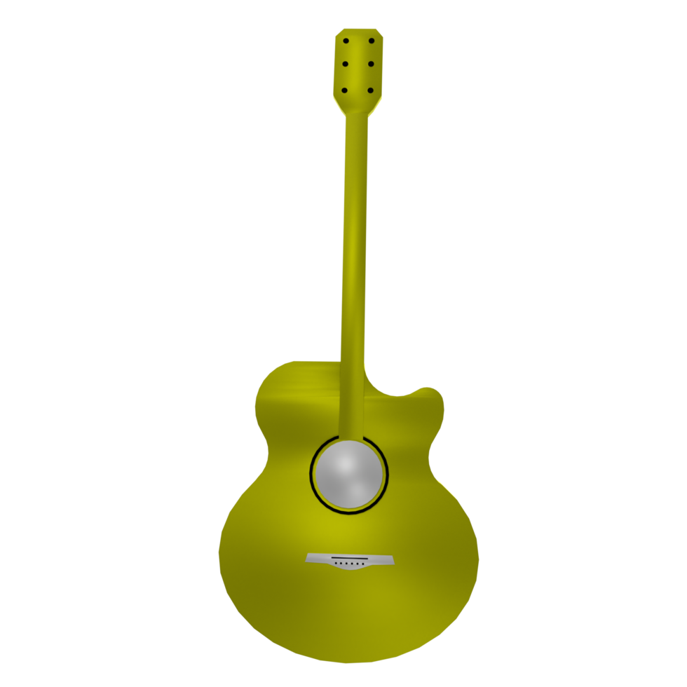 Guitar isolated on transparent png