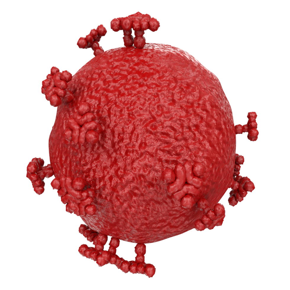 virus isolated on transparent background png