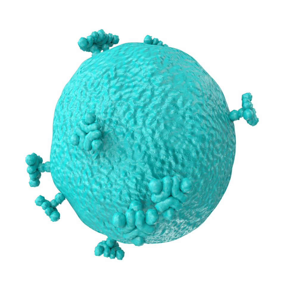 virus aislado en transparente antecedentes png