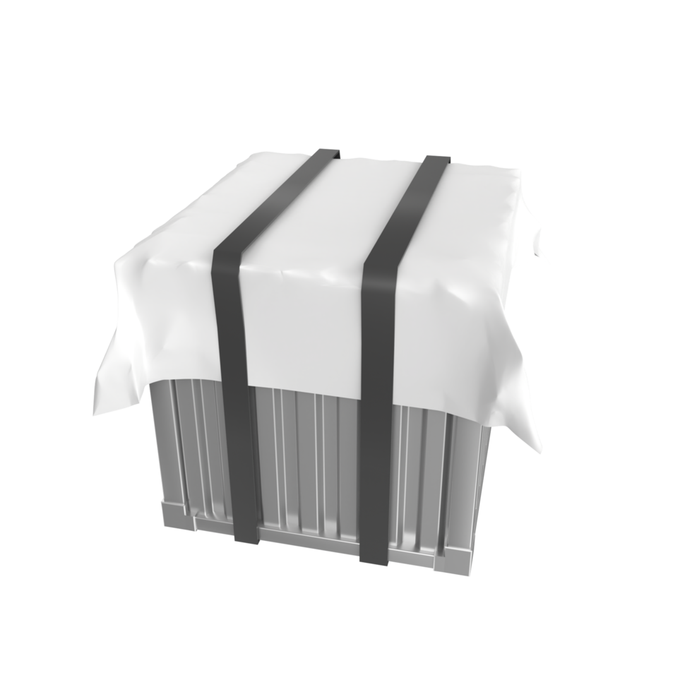 Container isolated on transparent png