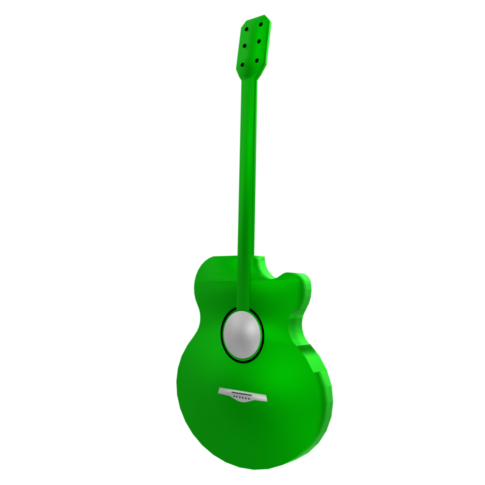 guitare isolé sur transparent png