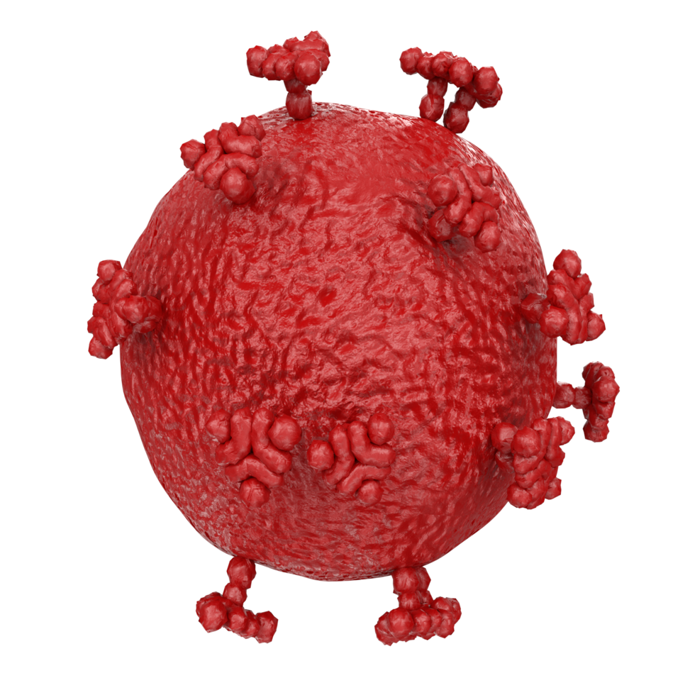 virus isolated on transparent background png