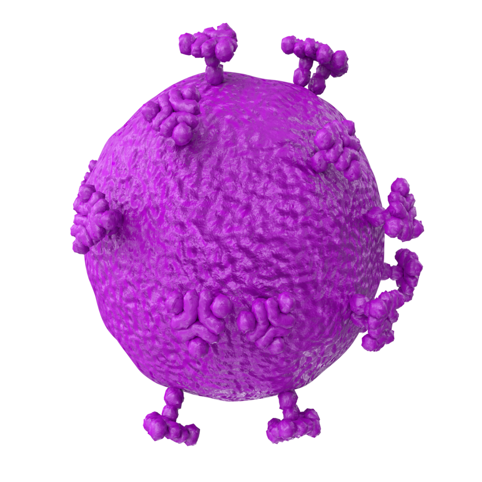 virus isolated on transparent background png