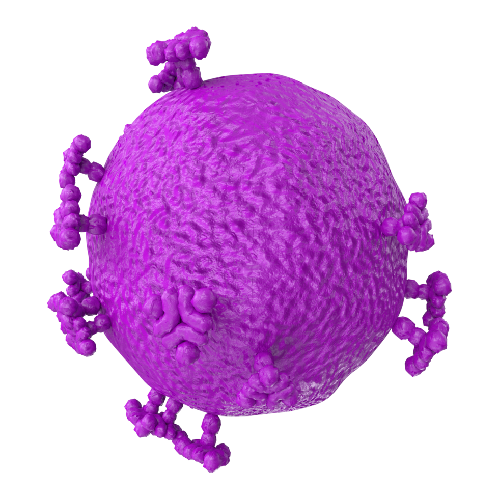 virus isolated on transparent background png