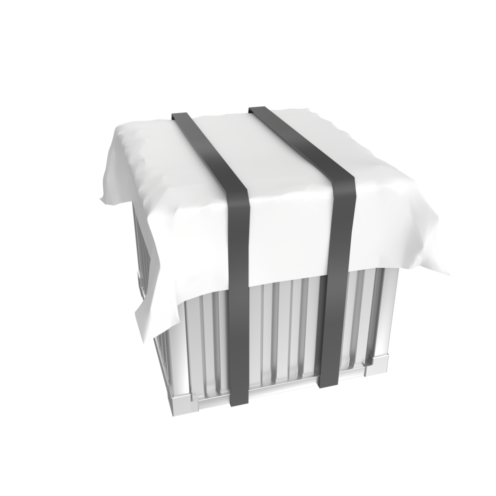 Container isolated on transparent png