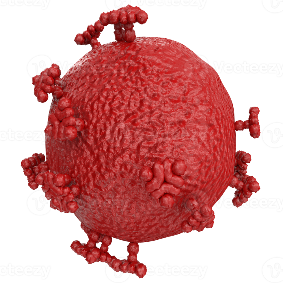 virus isolated on transparent background png