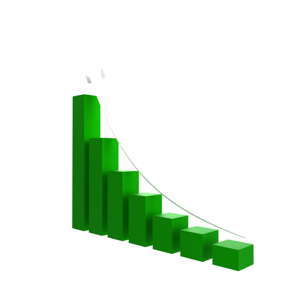 business chart with arrow png