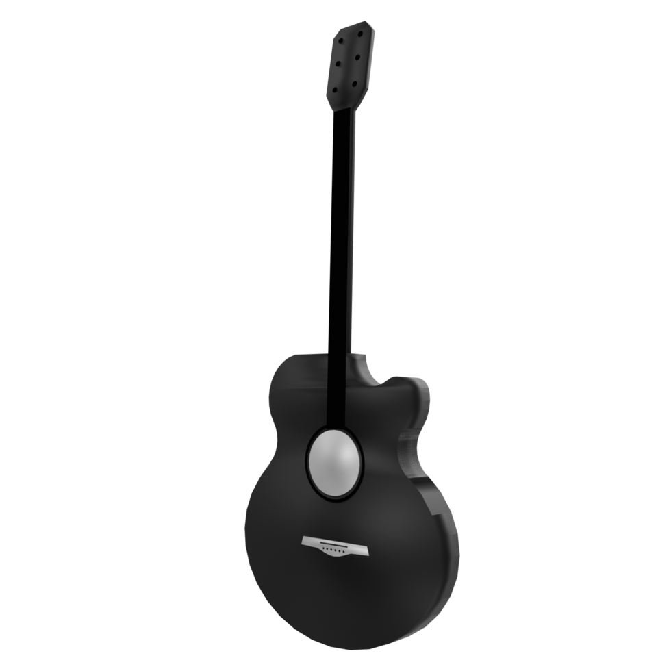 Guitar isolated on transparent png